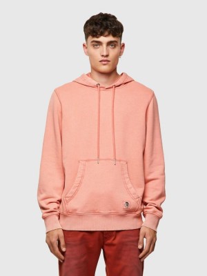 Pink Diesel S Girk Hood Mohi B1 Men's Sweatshirts | 03891HRAX