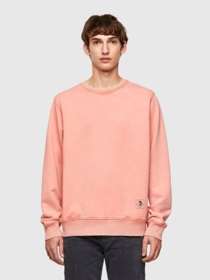 Pink Diesel S Girk Mohi B1 Men's Sweatshirts | 24583OKFP