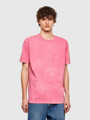 Pink Diesel T Just E2 Men's T Shirts | 84369EICO