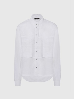 White Diesel C Super E Women's Shirts | 87934CBWN