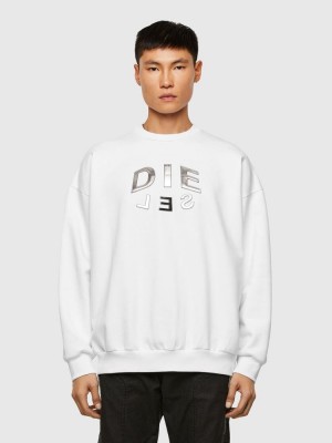 White Diesel S Mart A90 Men's Sweatshirts | 05783NRUT