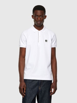 White Diesel T Harry Men's Polos | 72384XGDY