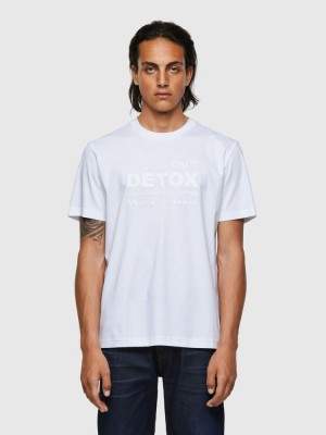 White Diesel T Just B63 Men's T Shirts | 91502SYJG