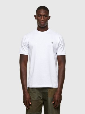 White Diesel T Justy Men's T Shirts | 47182LZVE