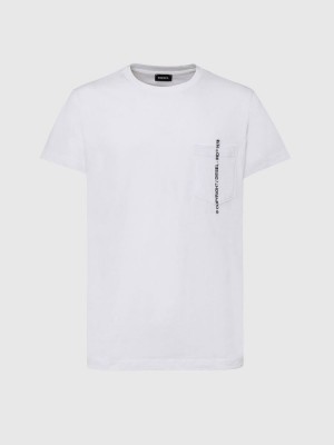 White Diesel T Rubin Pocket J1 Men's T Shirts | 51983RCSY