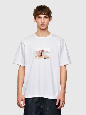 White Diesel T Tubolar B2 Men's T Shirts | 86315YNGS