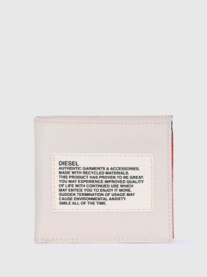 White / Orange Diesel Hiresh S Sp Men's Wallets | 59108XKDJ