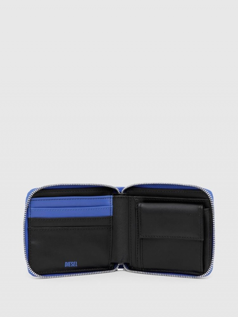 AZURE Diesel Hiresh Xs Zippi Men's Wallets | 32958IEOK