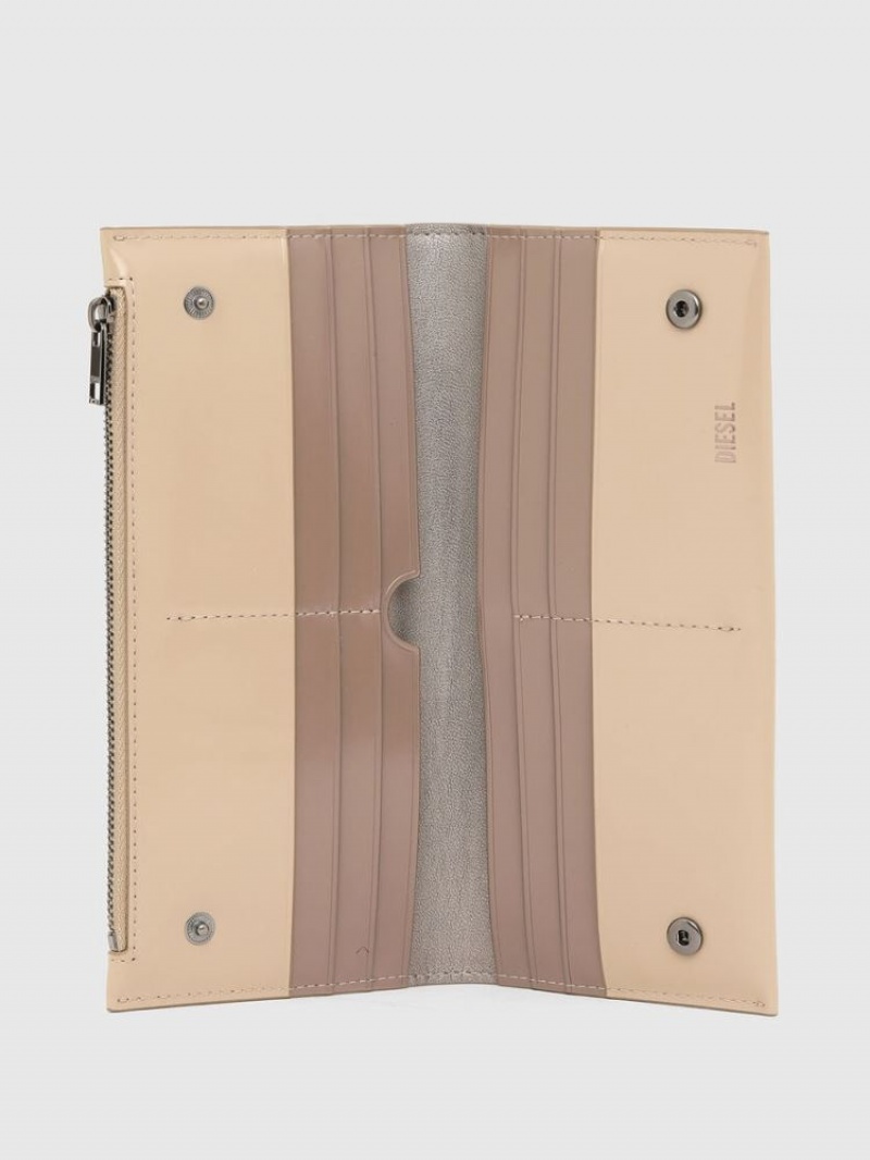 Beige Diesel Granato Ii Women's Wallets | 40173NMRA