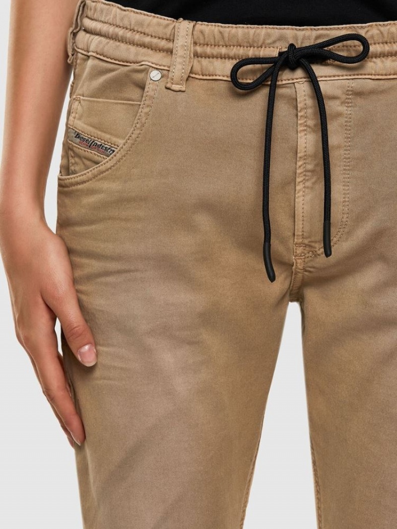 Beige Diesel Krailey Women's Joggjeans | 72519UIAF