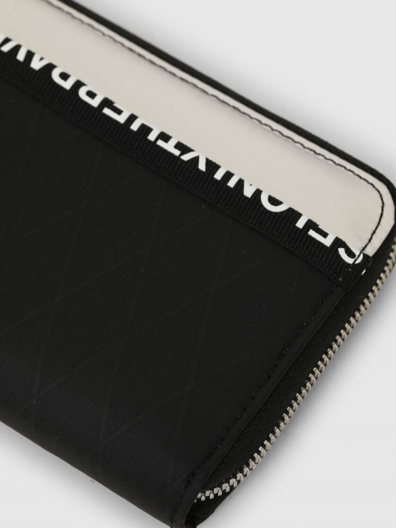 Black Diesel 24 Zip Men's Wallets | 50417JLHU