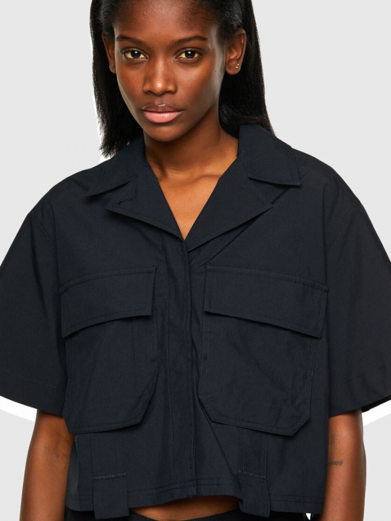 Black Diesel C Adara A Women's Shirts | 87643IVGX