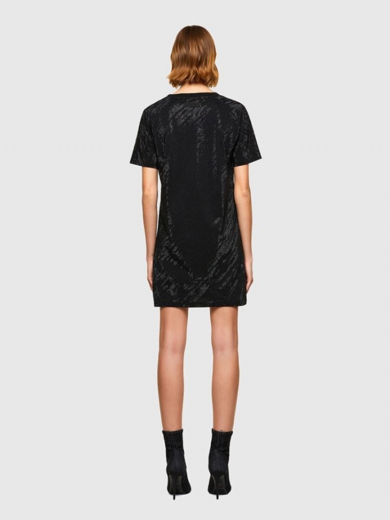 Black Diesel D Ary R1 Women's Dresses | 31964YTBM