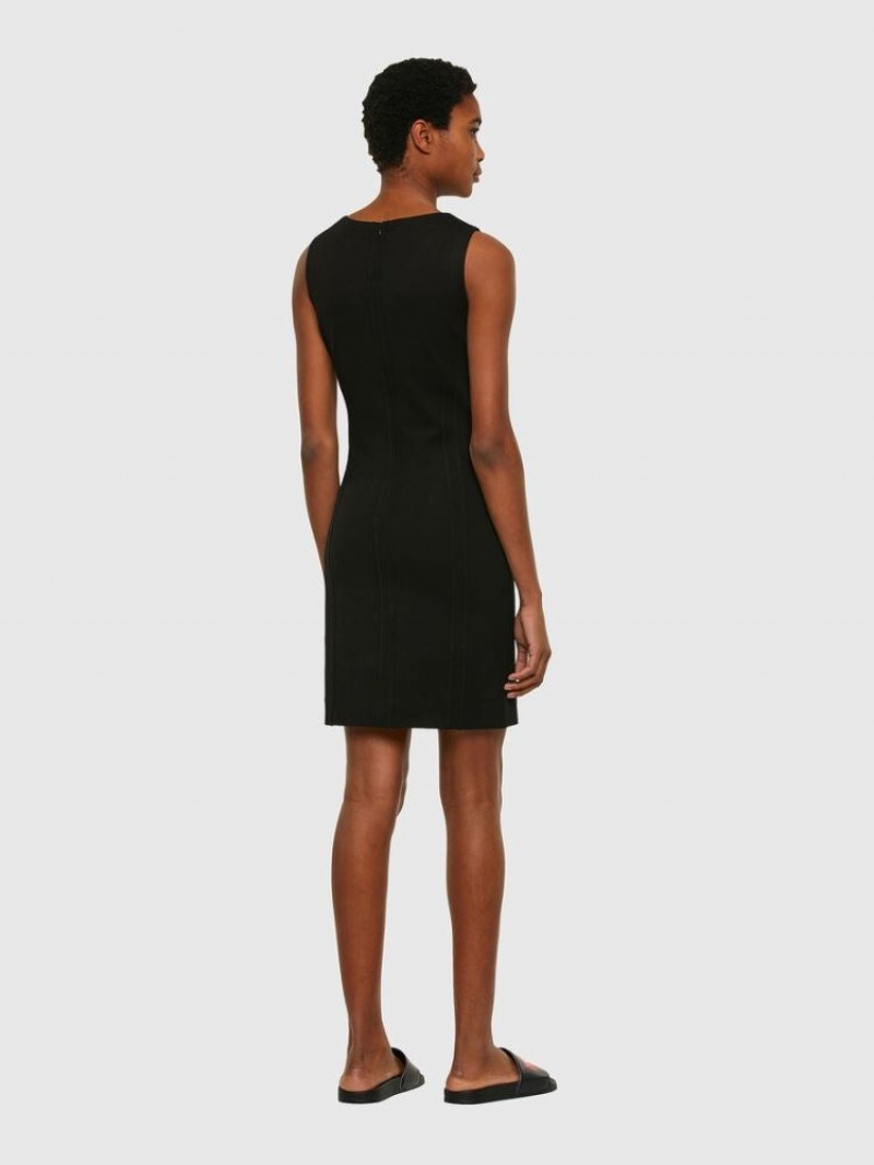 Black Diesel D Heva Women's Dresses | 62385QXUV