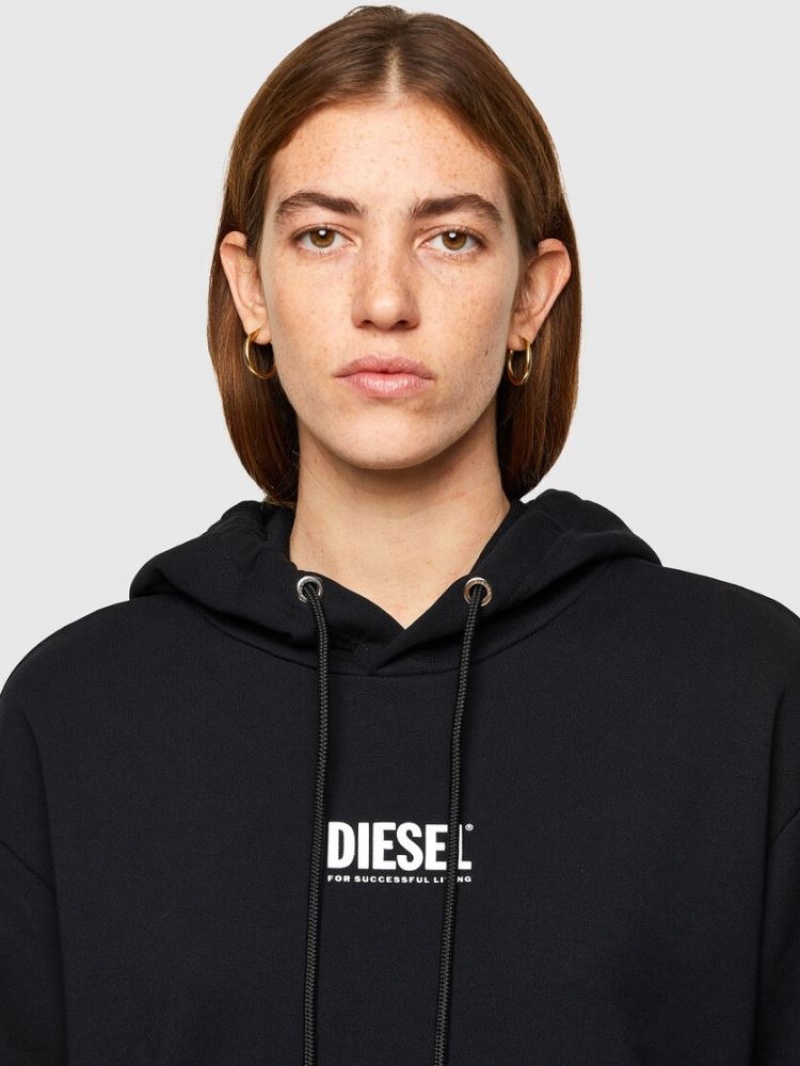 Black Diesel D Ilse Smallogo Women's Dresses | 21705GLDV