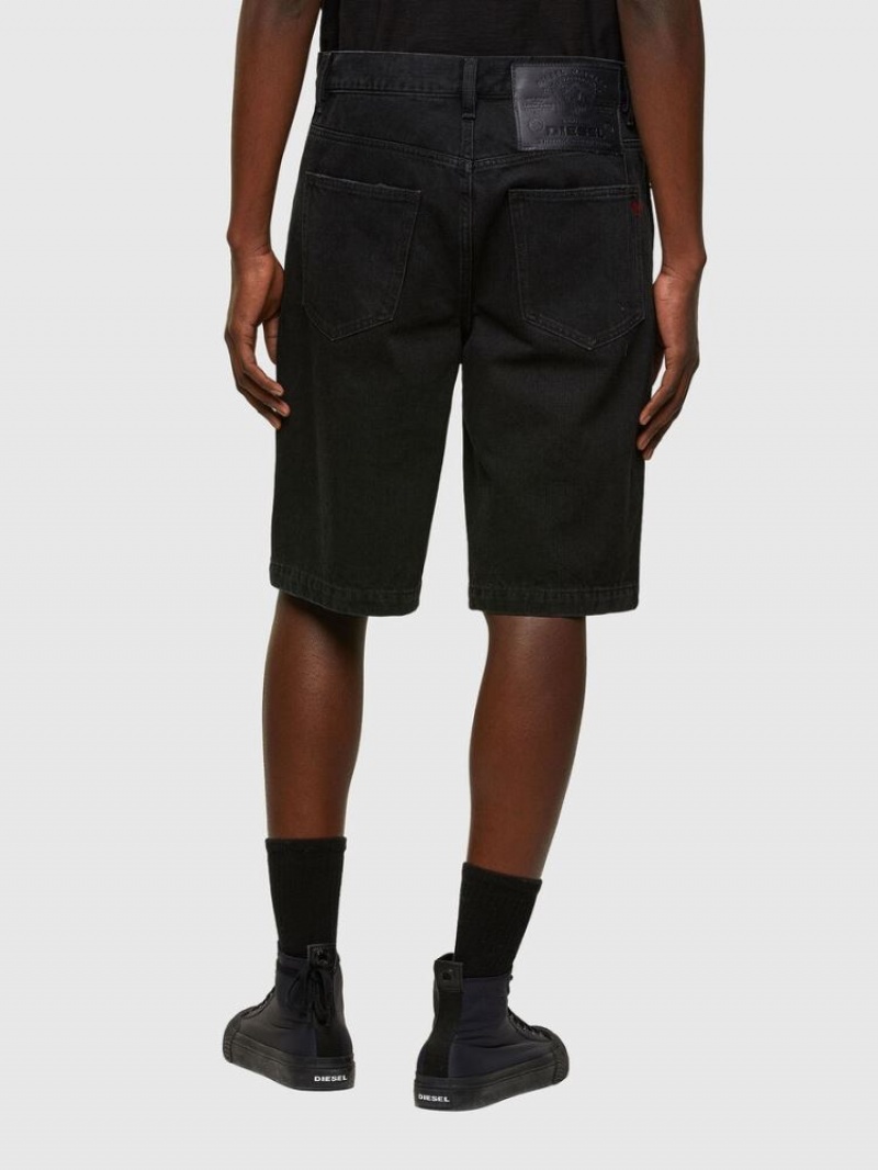 Black Diesel D Macs Short Men's Shorts | 91674NJFQ