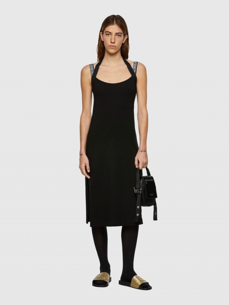 Black Diesel D Sammy Women's Dresses | 54290UIAB