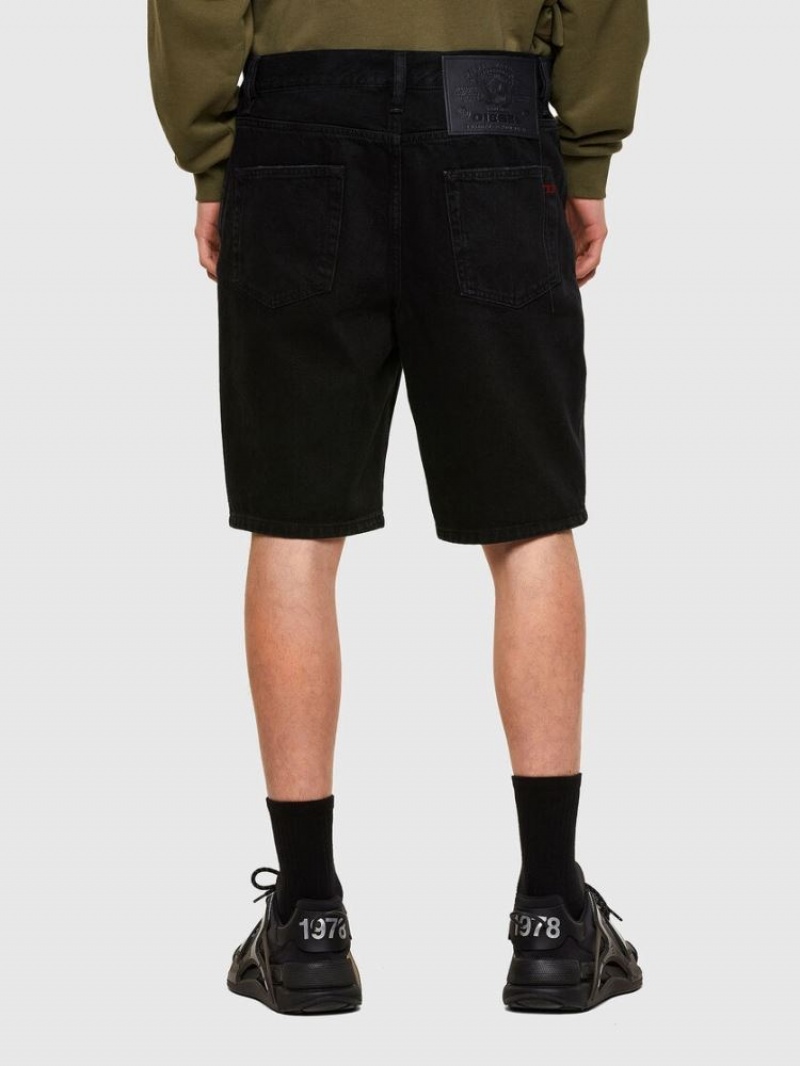 Black Diesel D Strukt Short Men's Shorts | 92853WRSO