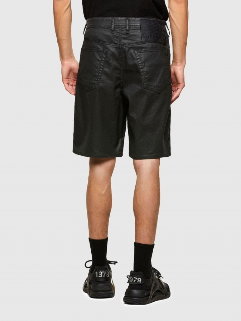 Black Diesel D Willoh X Sp Men's Shorts | 61549YMFN