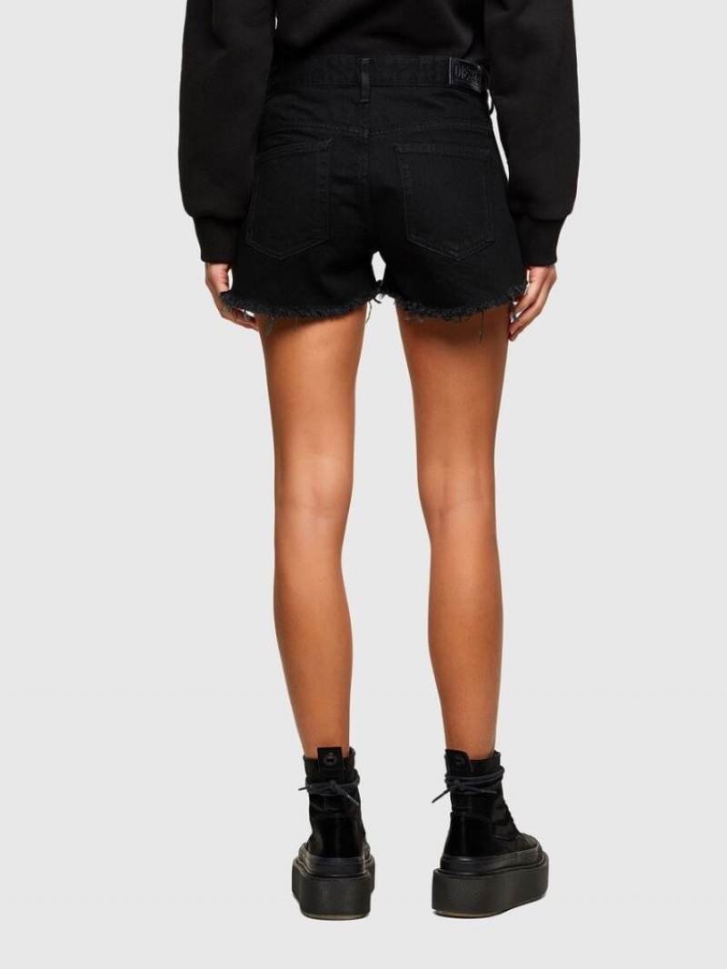 Black Diesel De Rifty Women's Shorts | 37059CPGE