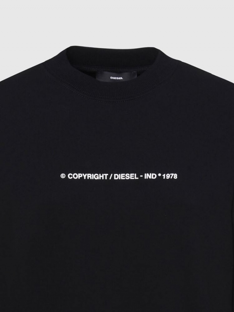 Black Diesel F Ang Copy Women's Sweatshirts | 04781MYTI