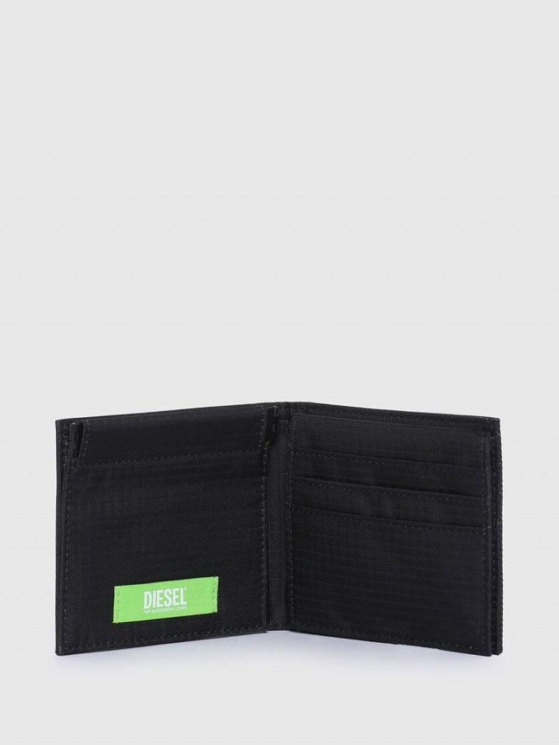 Black Diesel Hiresh S Sp Men's Wallets | 26597AMLZ