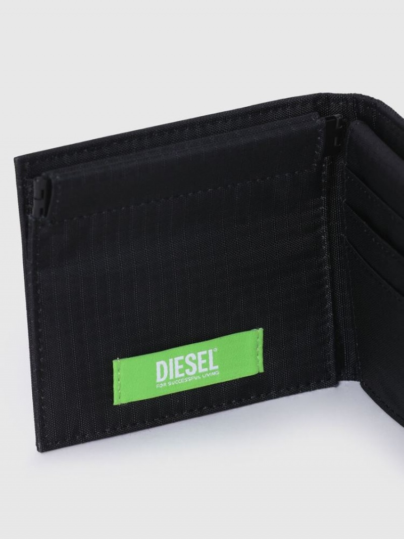 Black Diesel Hiresh S Sp Men's Wallets | 26597AMLZ