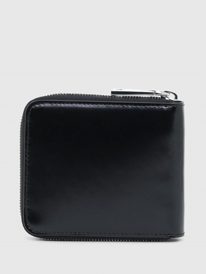 Black Diesel Hiresh Xs Zippi Men's Wallets | 26509JVTP