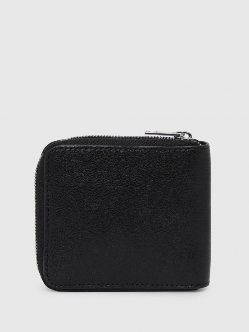 Black Diesel Hiresh Xs Zippi Men's Wallets | 74961MQNW