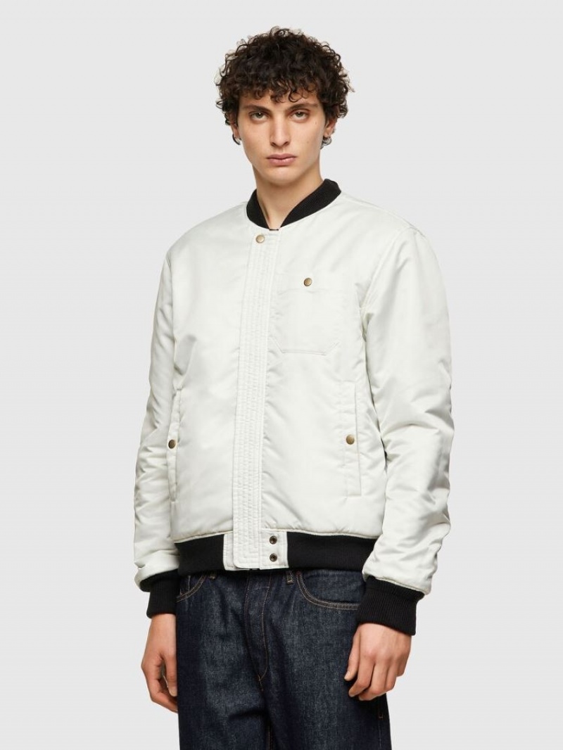 Black Diesel J Ross Rev A Men's Jackets | 24358YWXT