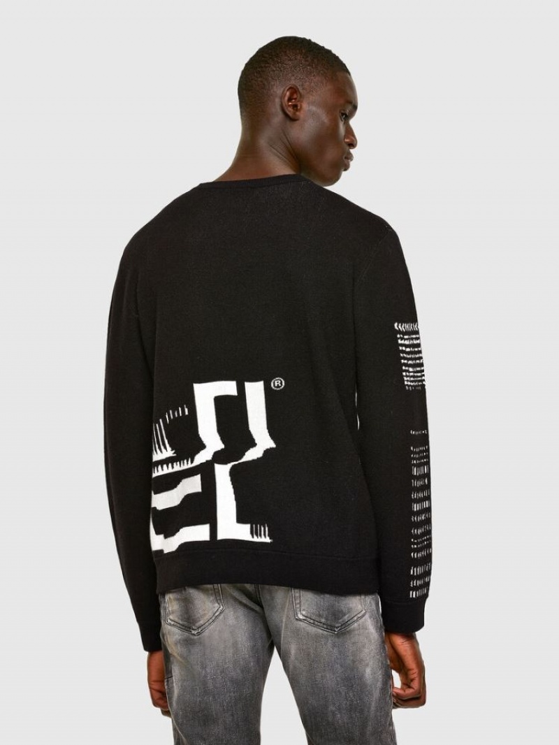 Black Diesel K Marra Men's Sweaters | 69415WHGR