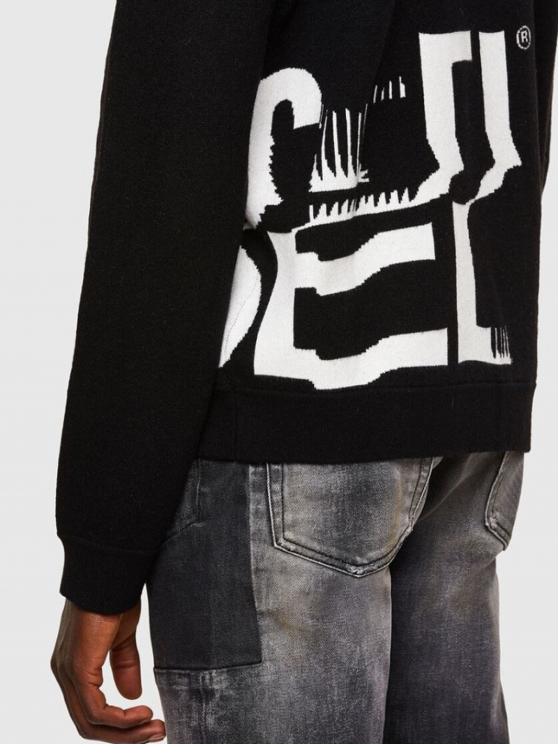 Black Diesel K Marra Men's Sweaters | 69415WHGR