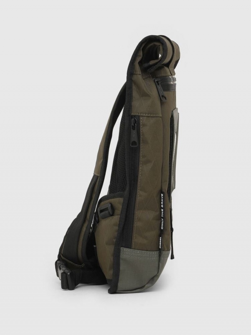 Black Diesel Koga Men's Backpack | 45027LOPN