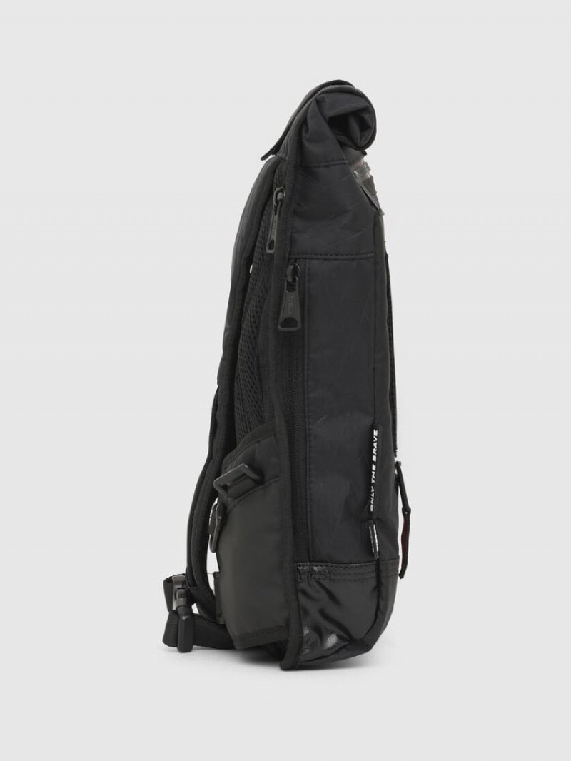 Black Diesel Koga Men's Backpack | 98035BSWN