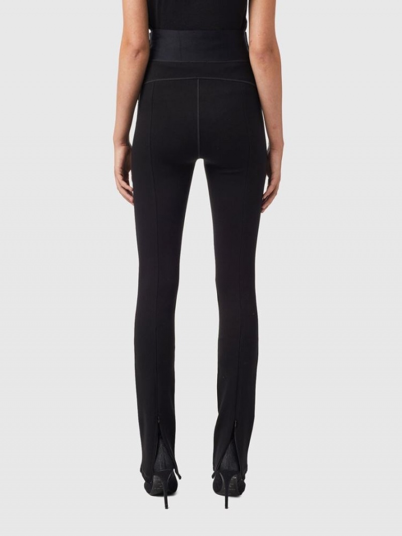 Black Diesel P Band Women's Pants | 54279TGQM