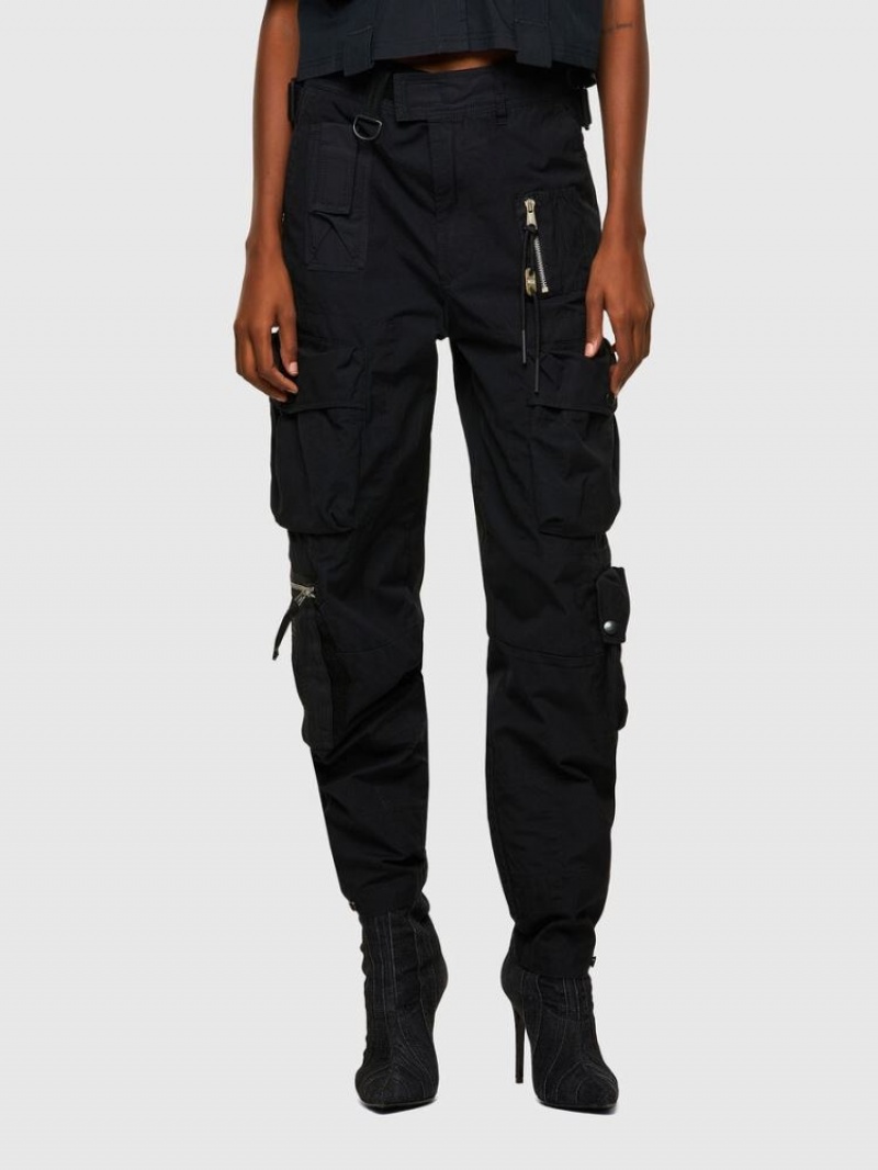 Black Diesel P Gage Men's Pants | 78429KJVQ