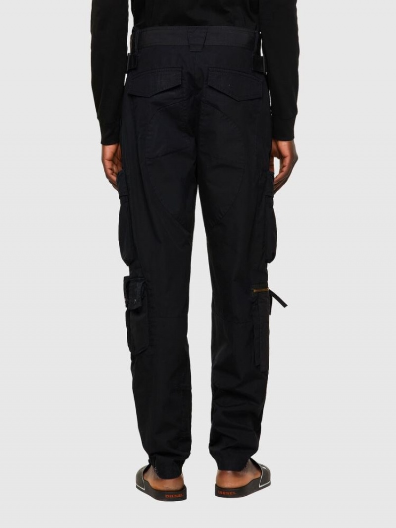 Black Diesel P Gage Men's Pants | 78429KJVQ