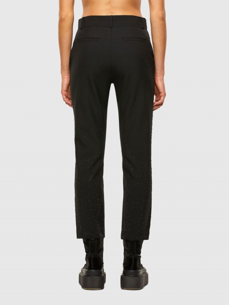 Black Diesel P Idas A Women's Pants | 81740YAMH