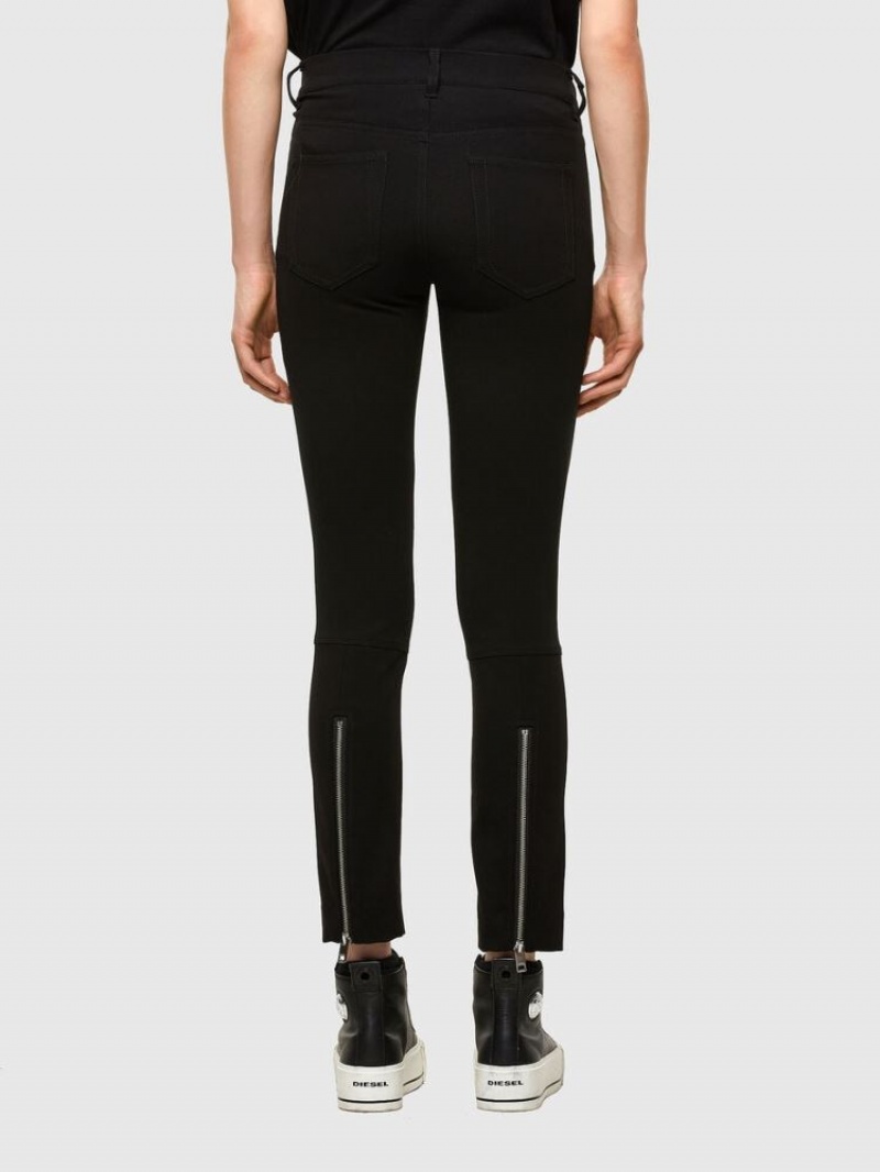 Black Diesel P Iker Women's Pants | 91086KEXO