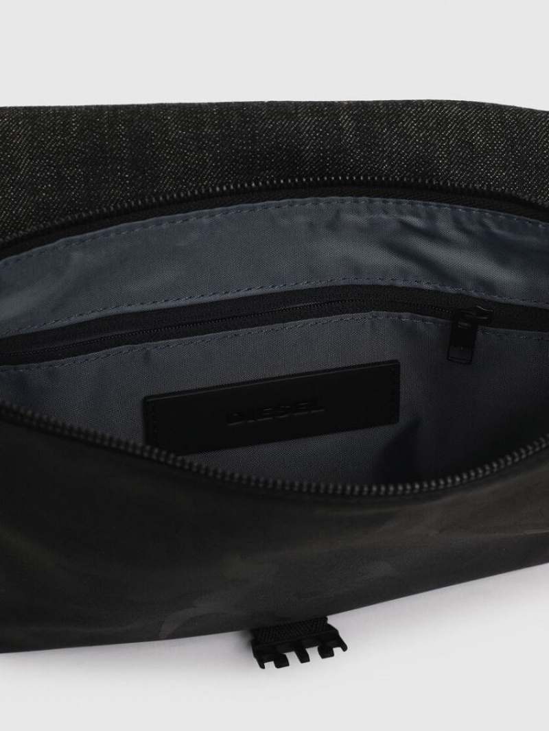 Black Diesel Pyno Men's Handbags | 27196XGUR