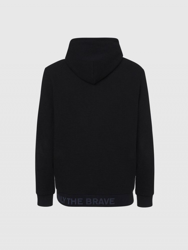 Black Diesel S Electrum Men's Sweatshirts | 78435WVMH