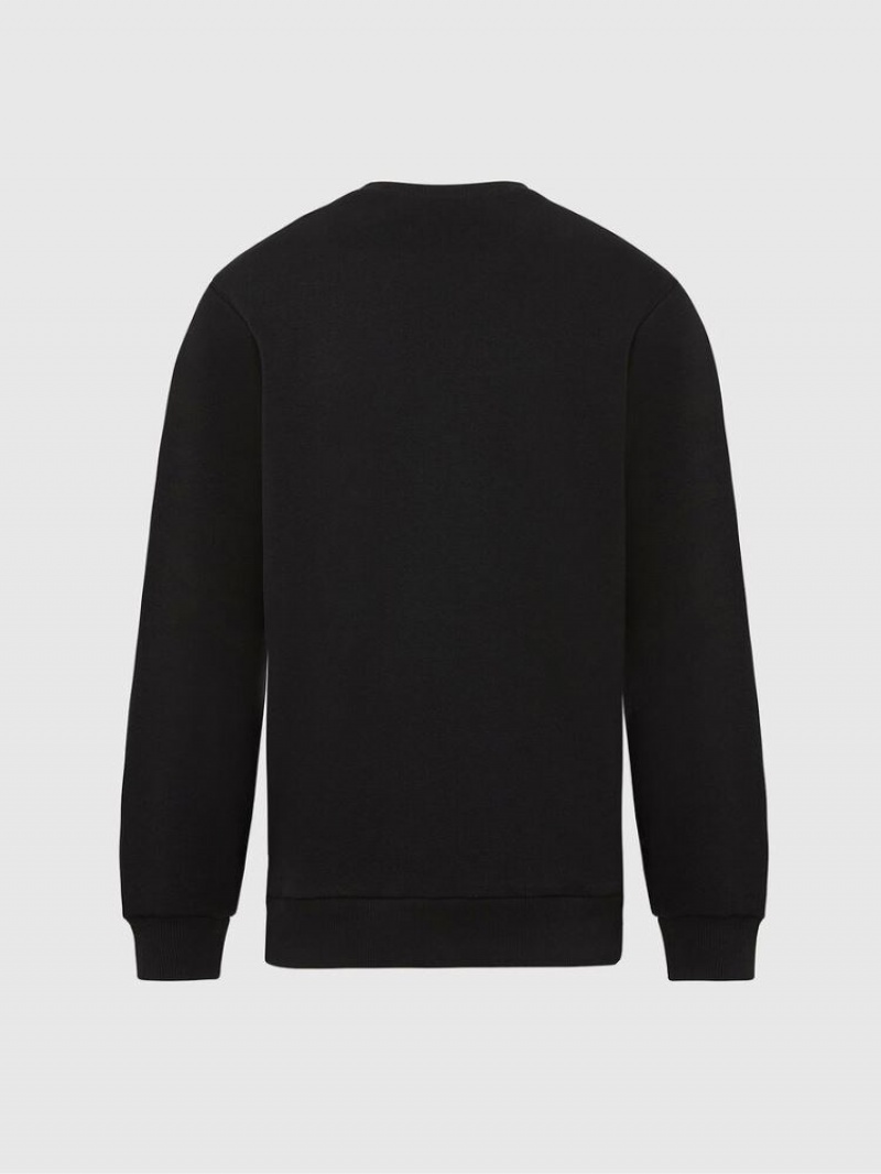 Black Diesel S Girk Mohi Men's Sweatshirts | 92354BRYM