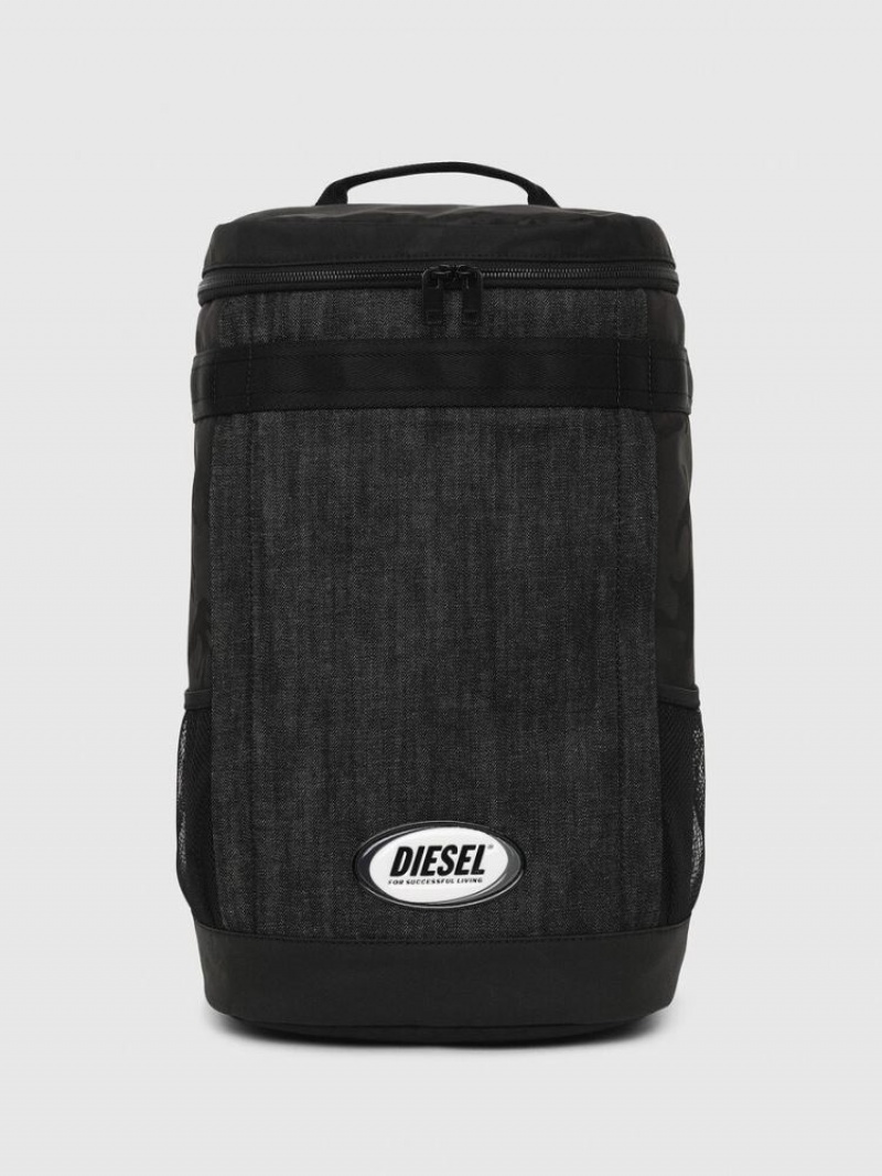 Black Diesel Skulptor Men\'s Backpack | 85602TMJV