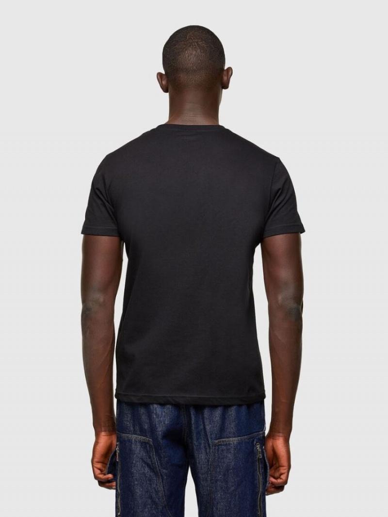 Black Diesel T Diegos A5 Men's T Shirts | 60917GPSL