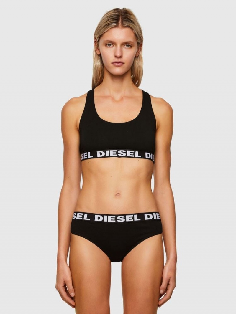 Black Diesel Ufsb Mjlex Women's Bras | 10865RFBU