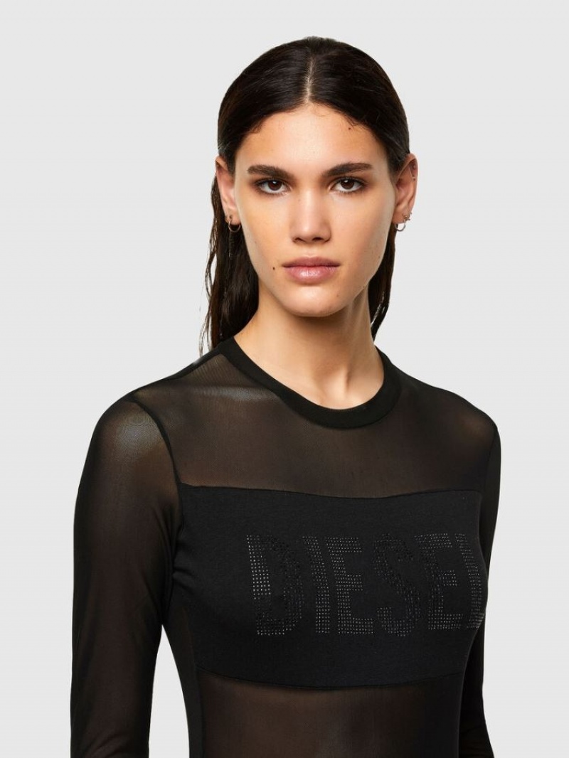 Black Diesel Uftk Valerie Women's Bodysuits | 72635HVJL