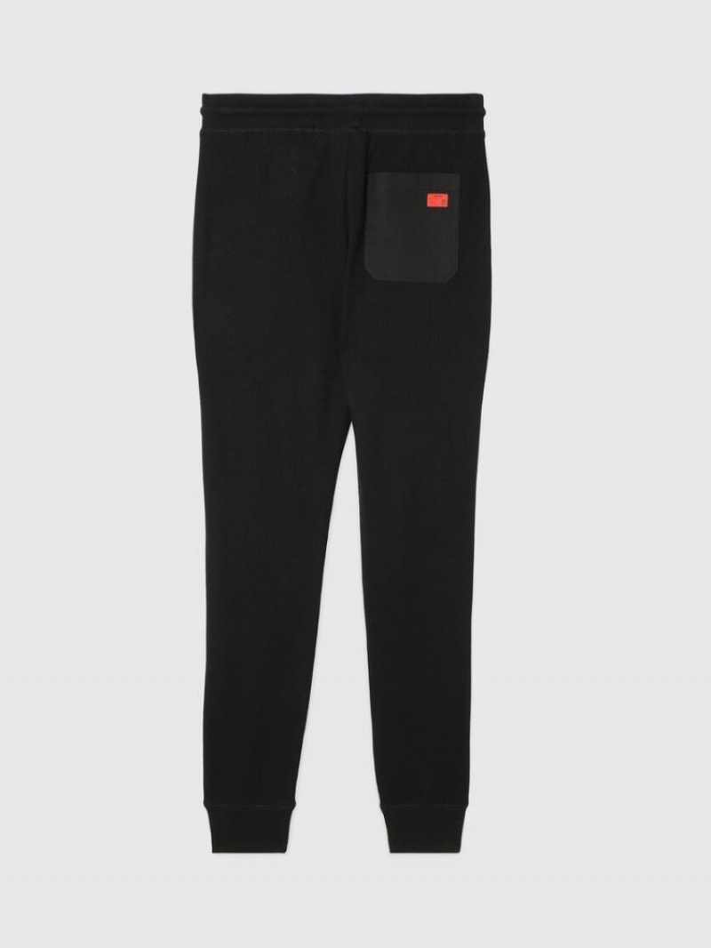 Black Diesel Umlb Peter W Men's Sweatpants | 73251UQAC