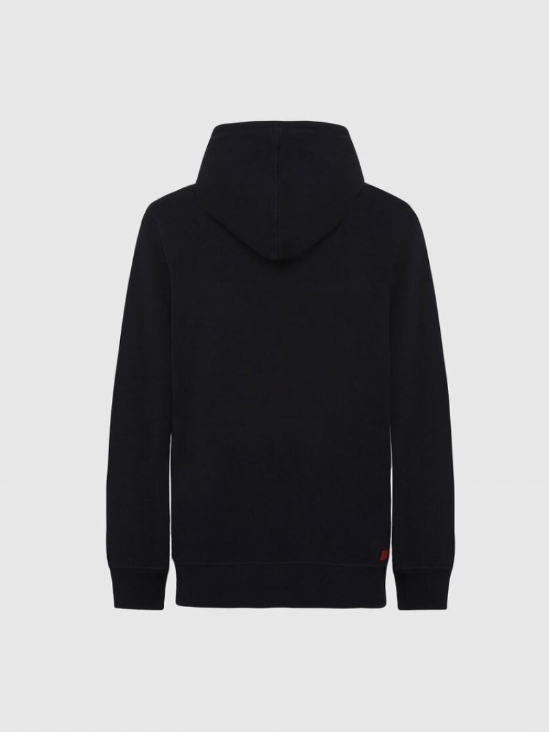 Black Diesel Umlt Brandon Z Men's Hoodie | 86143SNZQ