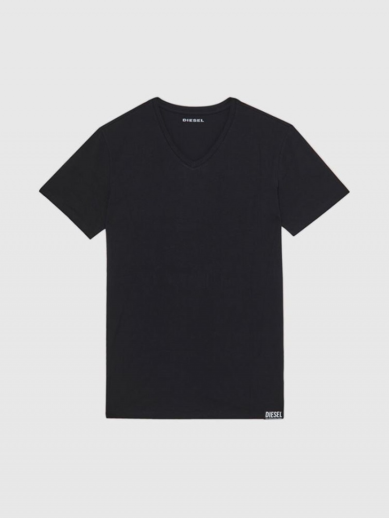 Black Diesel Umtee Michael3pack Men's T Shirts | 81603PDGN