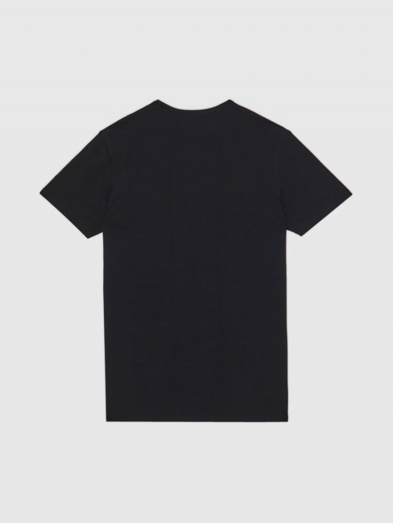 Black Diesel Umtee Michael3pack Men's T Shirts | 81603PDGN